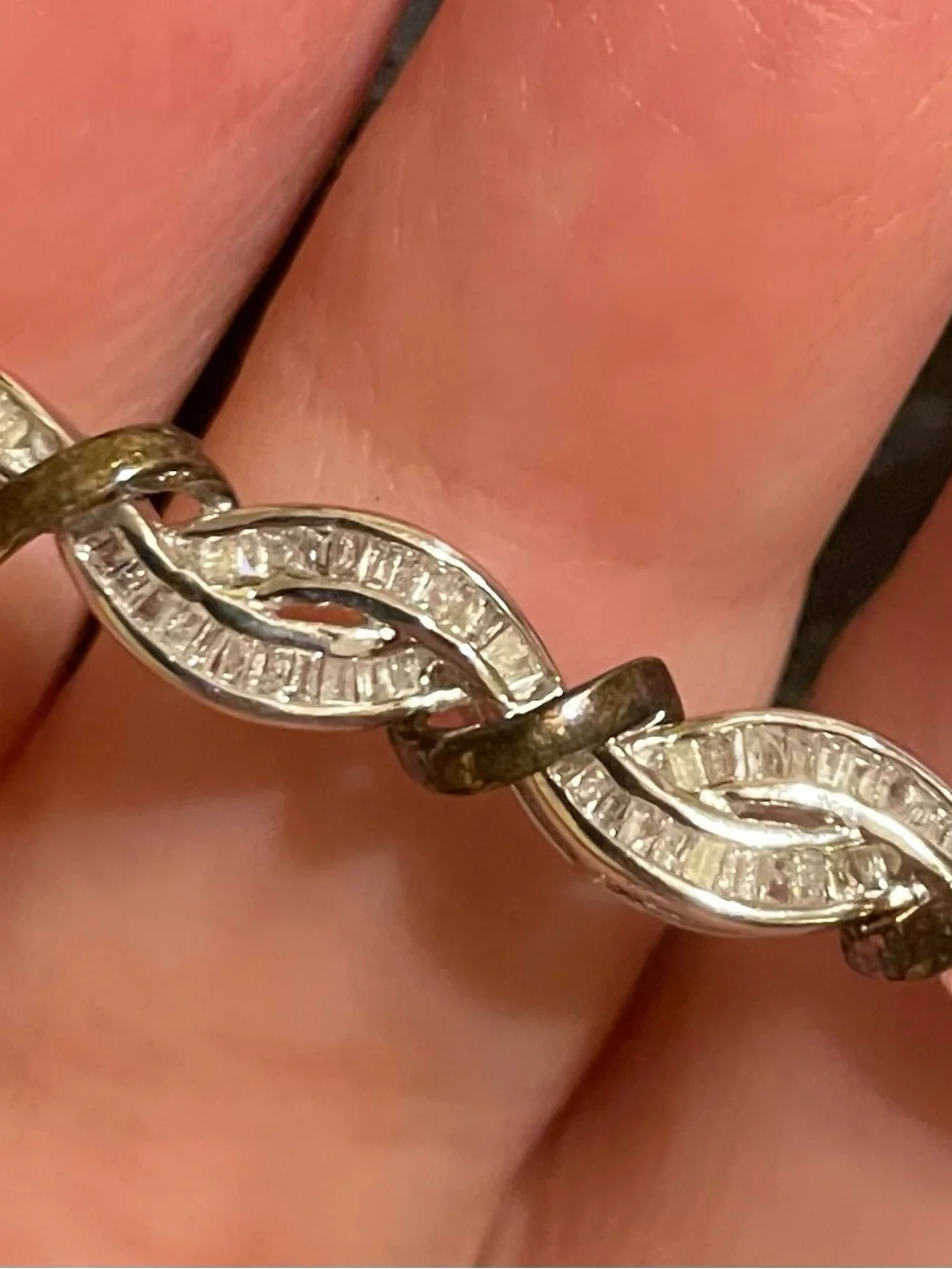 NWT Sterling Silver Rope Link Bracelet - Silver STS 925
